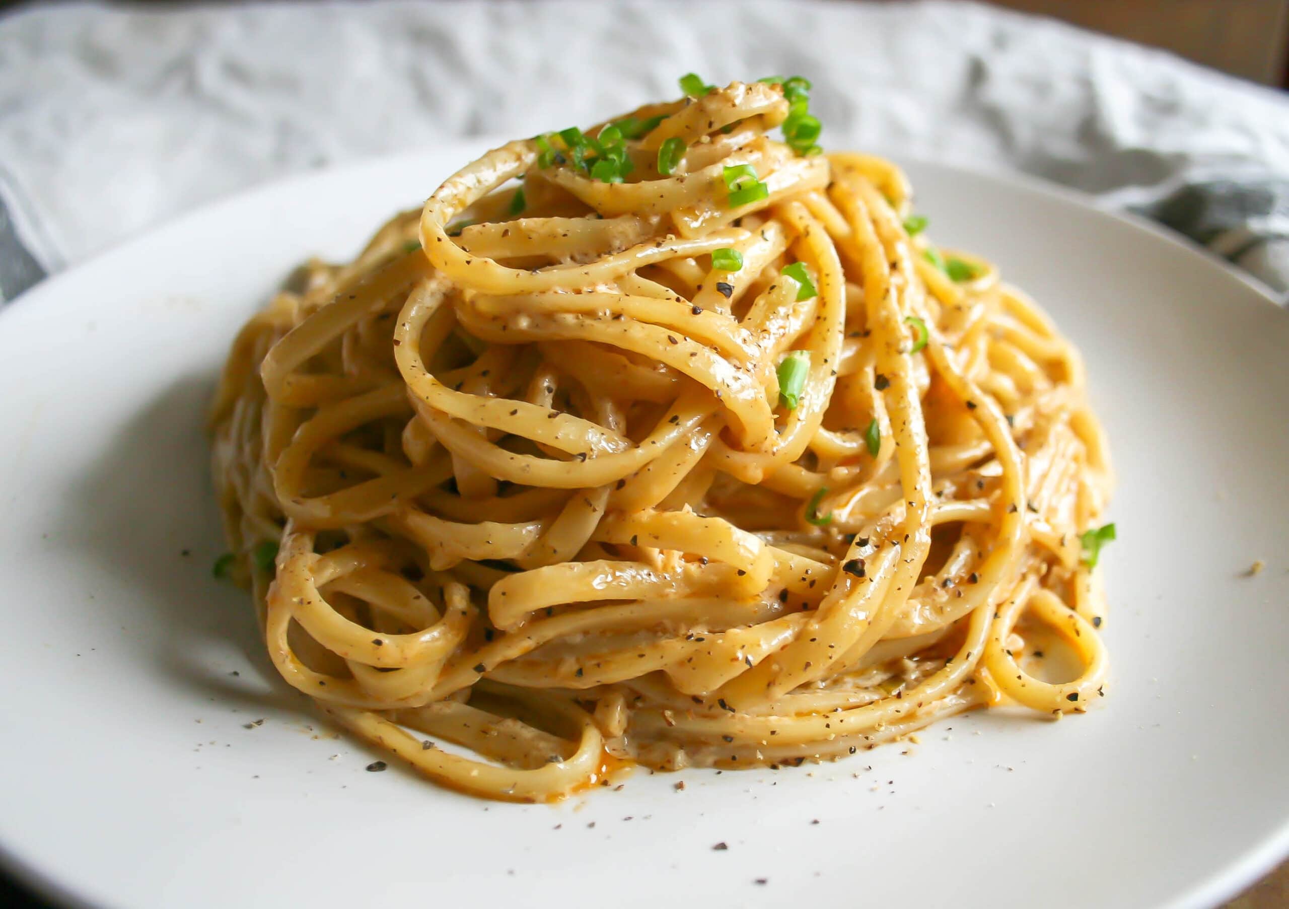 Creamy Cajun Linguine for Two - A Flavor Journal