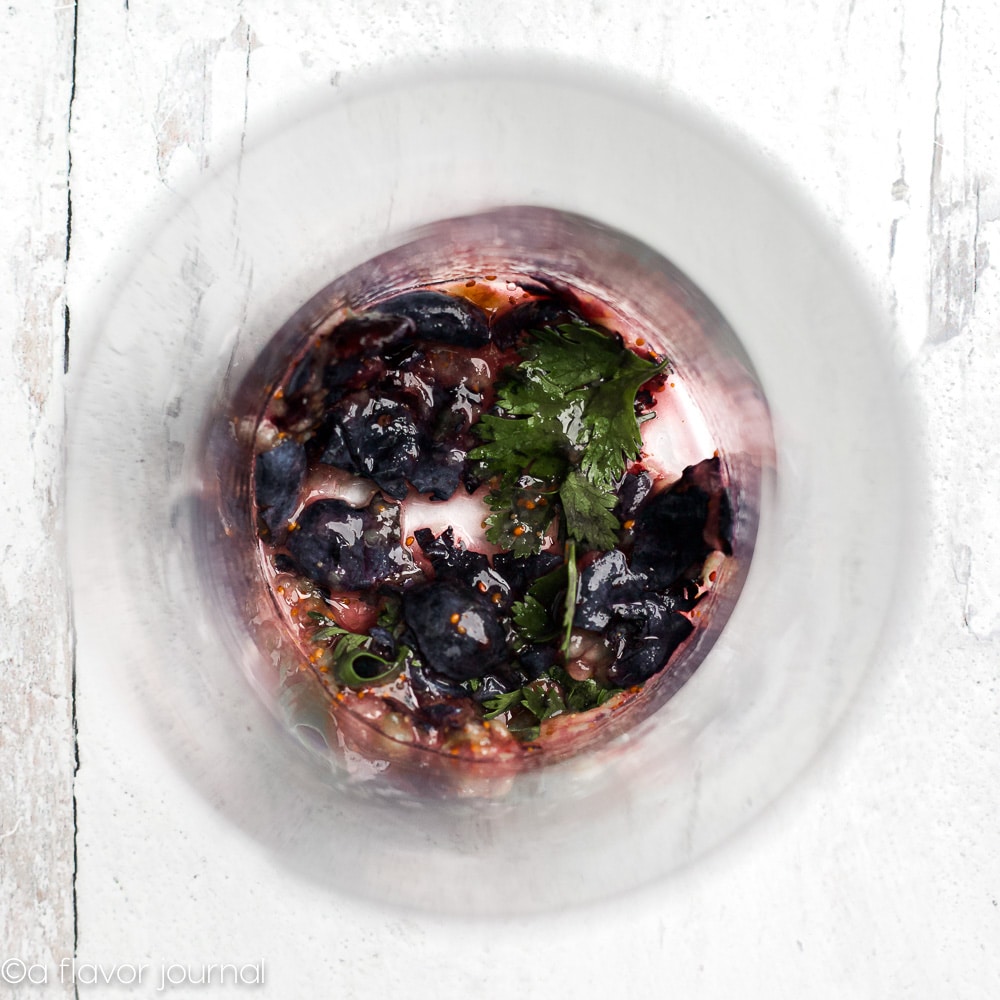 Blueberry Cilantro Margaritas A Flavor Journal