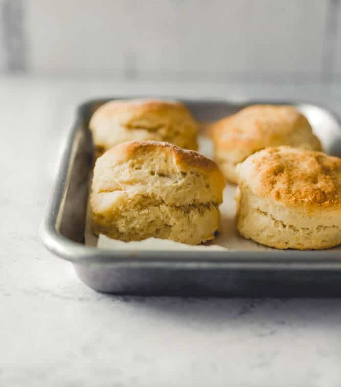 Small Batch Homemade Biscuits for Two | a flavor journal.