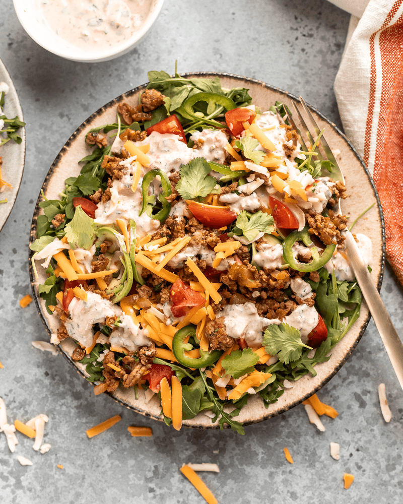 taco salad taco casserole with ground turkey